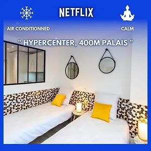 Appartamento Le Forville : 400m Palais, Calme, Clim, Cannes